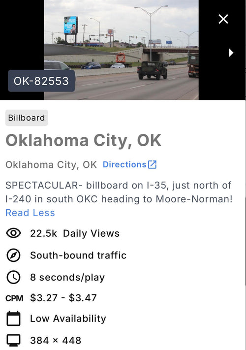 Oklahoma Billboards